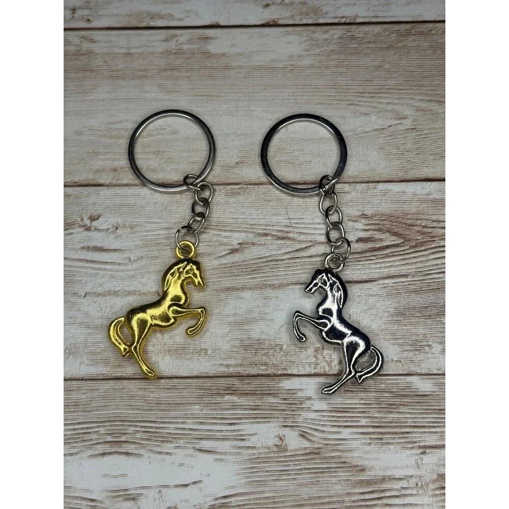 3D Horse Keychain     Choose Gold Tone or Silver Tone